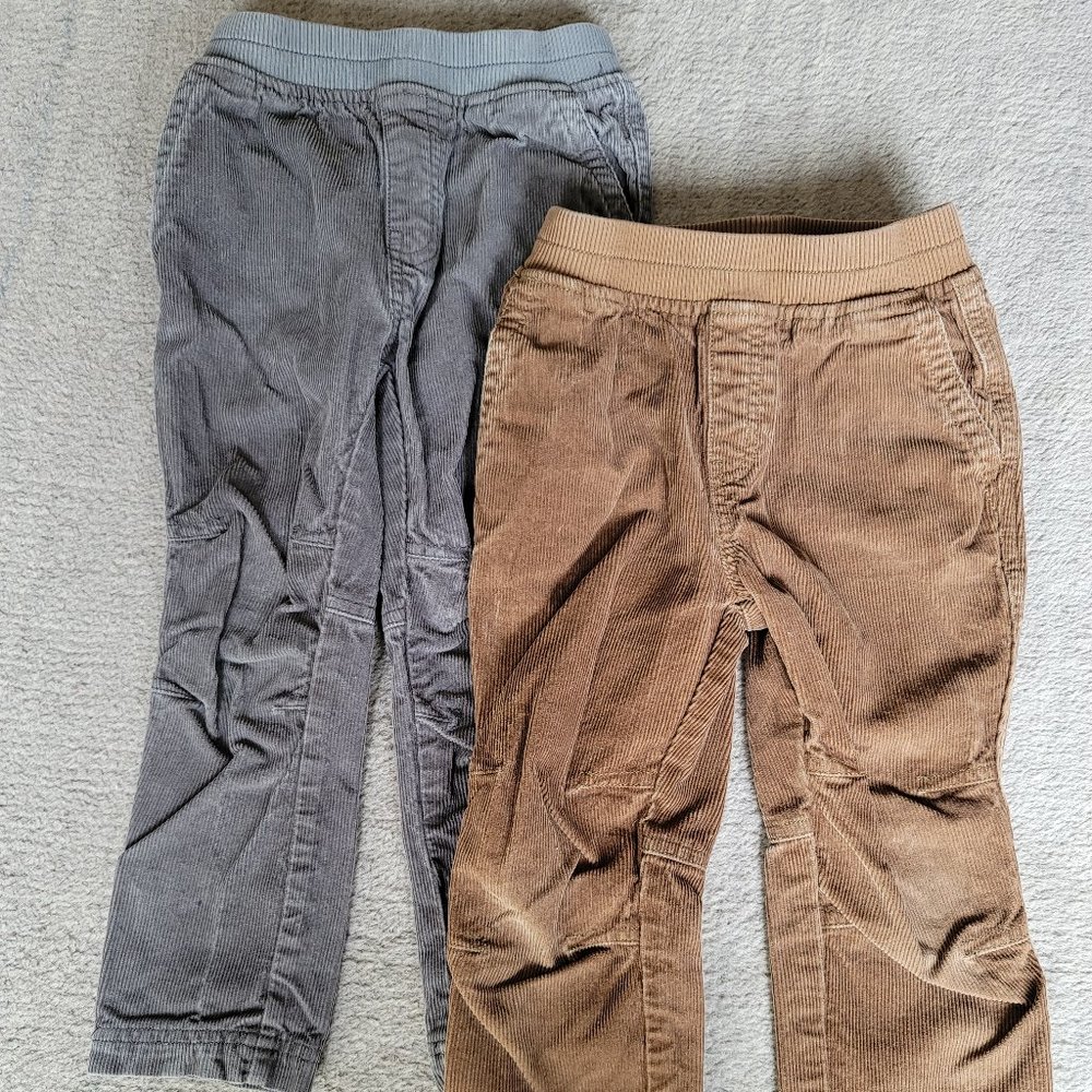 TWO (2) TEA corduroy pants size 4